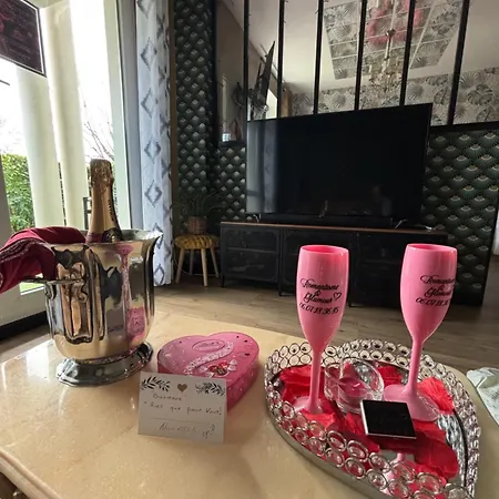 Romantisme Et Glamour Avec ,jardin Proche Zenith Apartmán